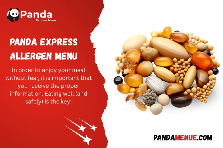 Panda Express Allergen Menu