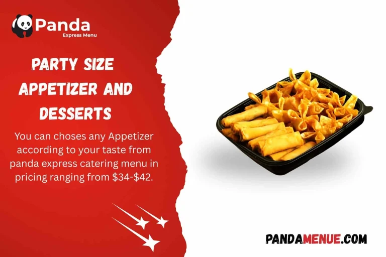 Party Size Appetizer and Desserts